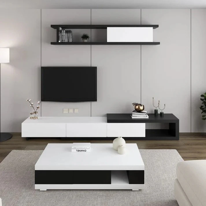 TV TABLE +COFEE TABLE